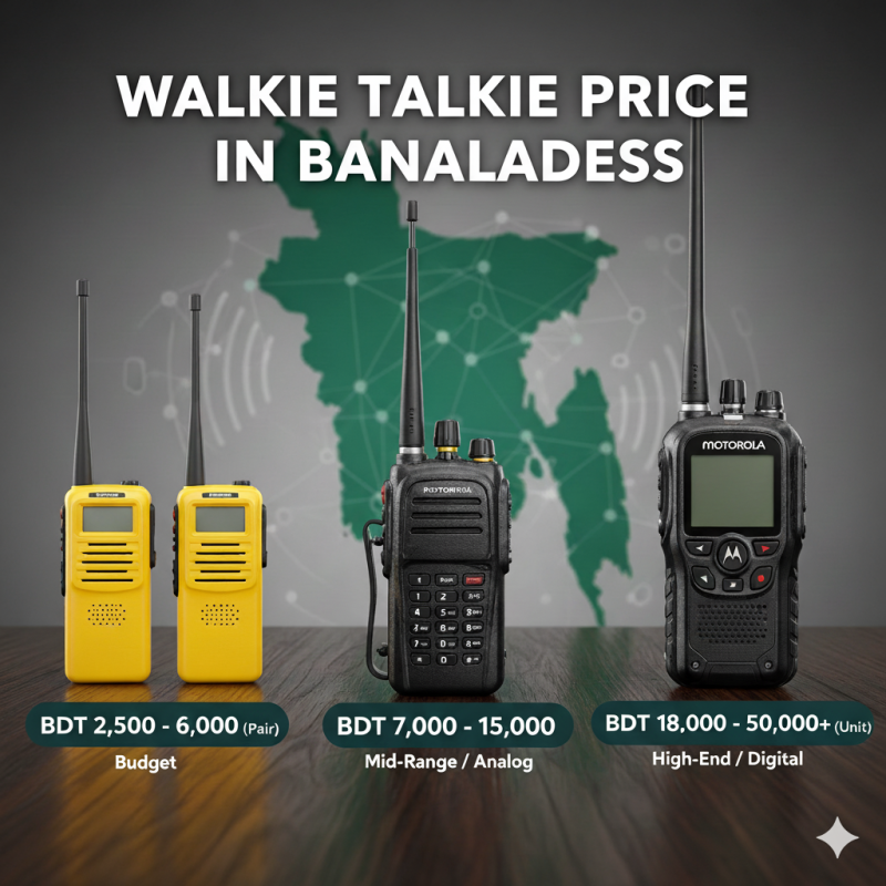 BTRC licensed walkie talkie